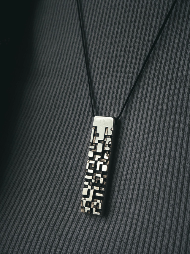 Pendentif “Dédale” – Argent 925